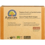 Boterhamzakjes van composteerbaar papier (48st) - If You Care