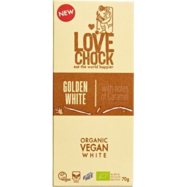 Witte Chocolade Karamel Lovechock bio