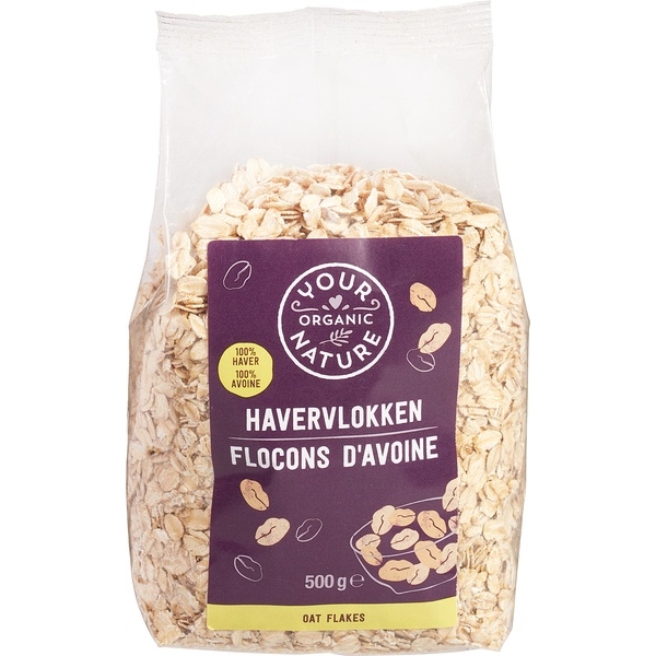 Havervlokken grof 500g - Your Organic Nature bio