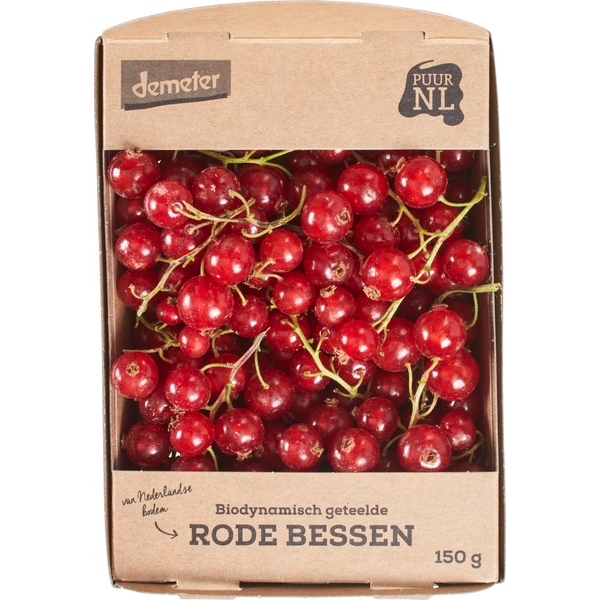 Rode bessen 125g - NL Demeter