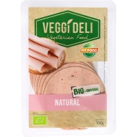 1x Broodbeleg naturel vegetarisch 100 gram - FIT FOOD Veggi Deli Bio RED - tht: 14-06-2026