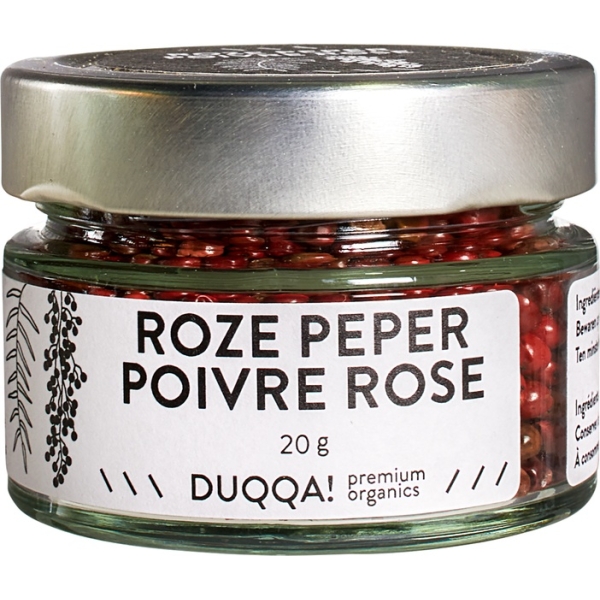 Roze peper 20g - Duqqa! bio