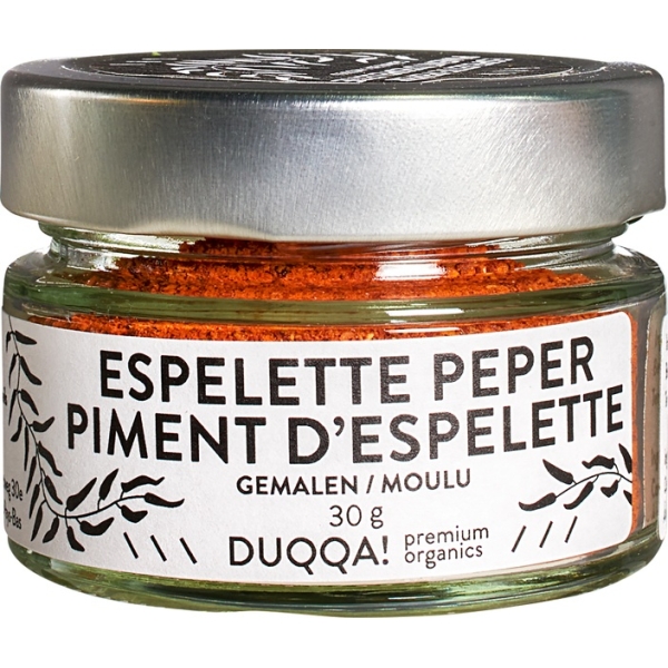 Piment d'Espelette 30g - Duqqa! bio