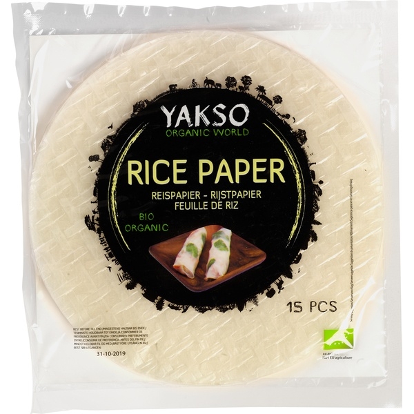 Rijstpapier 15st. - Yakso bio