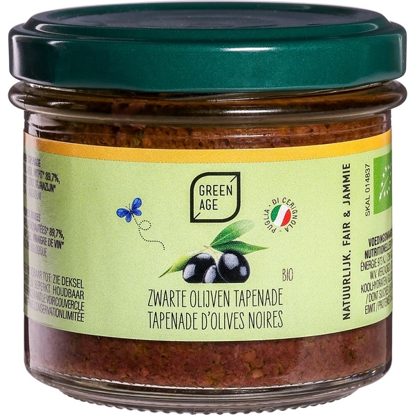 Zwarte olijventapenade 100g - GreenAge bio