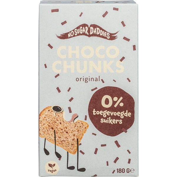 Choco Chunks Original 180g - No Sugar Daddies bio