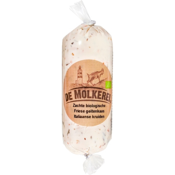Zachte Friese geitenkaas Italiaanse kruiden 120g - De Molkerei bio