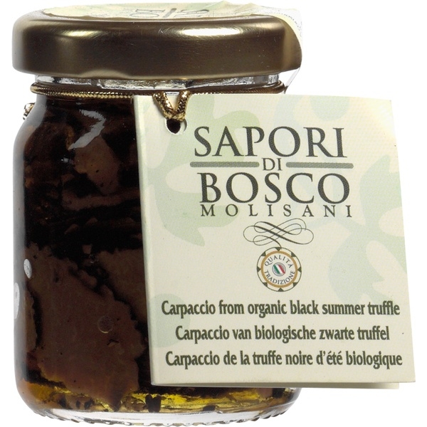 Carpaccio van zwarte zomertruffel 40g - Sapori di Bosco bio