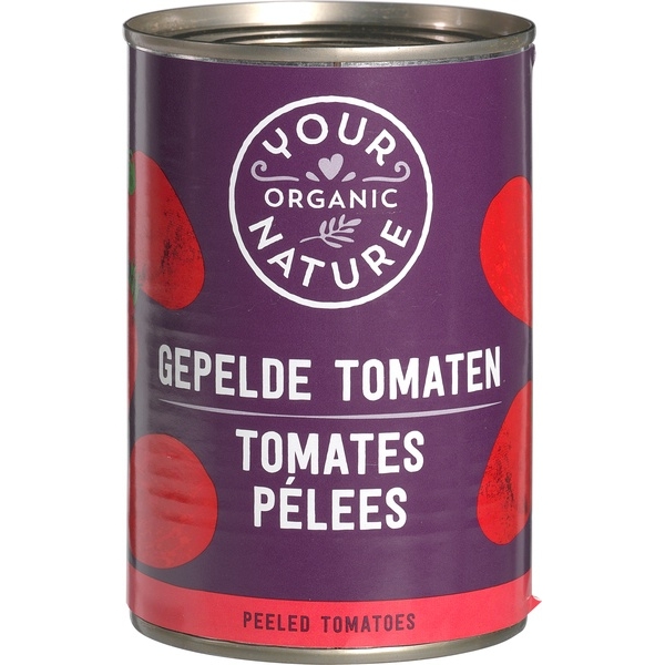 Gepelde tomaten 400g - Your Organic Nature bio