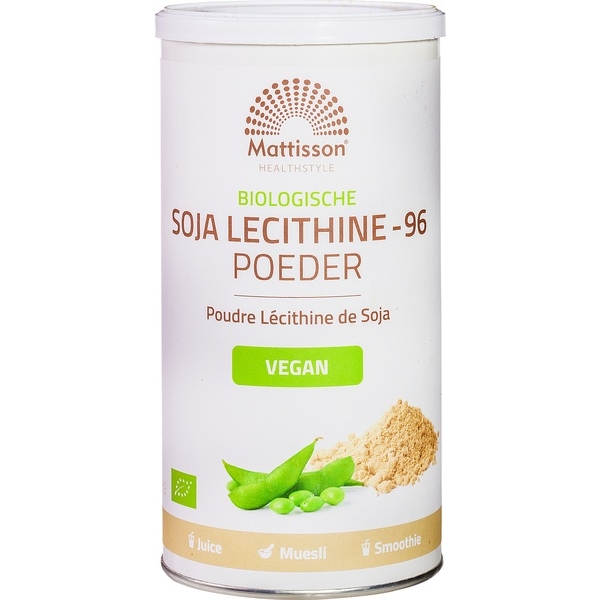 Soja lecithine-96 poeder 200g - Mattisson bio