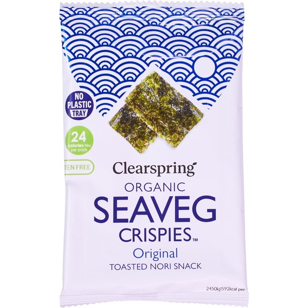 Nori Seaveg Crispies 4g - Clearspring bio