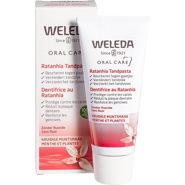 Tandpasta ratanhia 75ml - Weleda