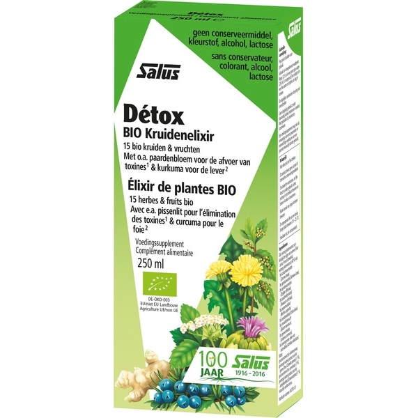 Detox kruidenelixer 250ml - Salus bio