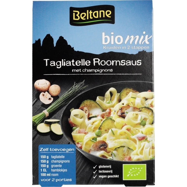 Mix voor tagliatelle roomsaus 19g - Beltane bio