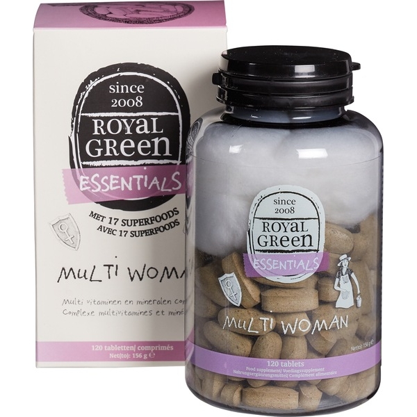 Multivitamine vrouw 120st. - Royal Green