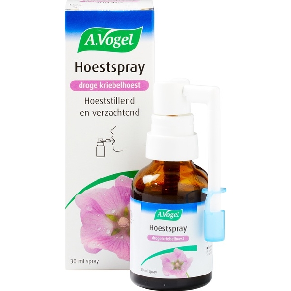 Hoestspray droge kriebelhoest 30ml - A. Vogel