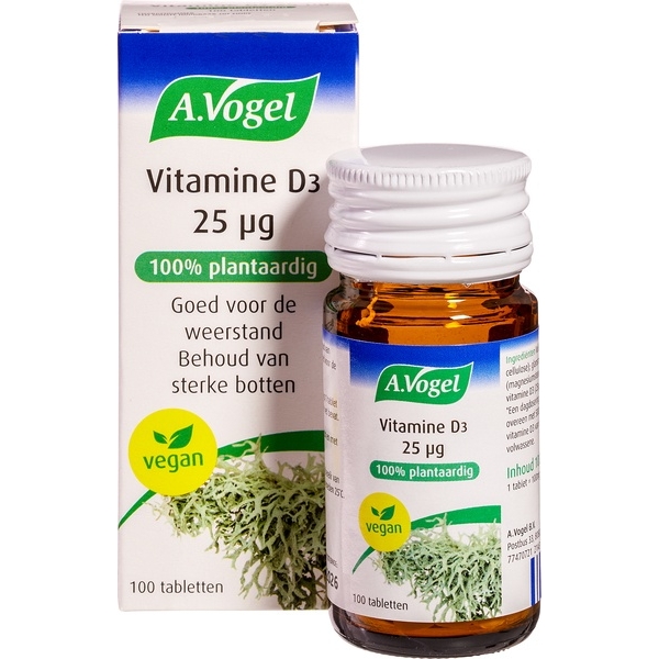 Vitamine D3 25 µg 100st. - A. Vogel