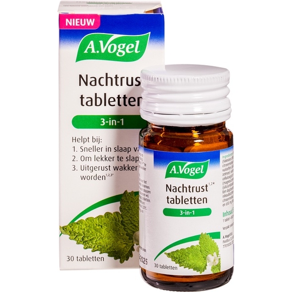 Nachtrust tabletten 3-in-1 30st. - A. Vogel