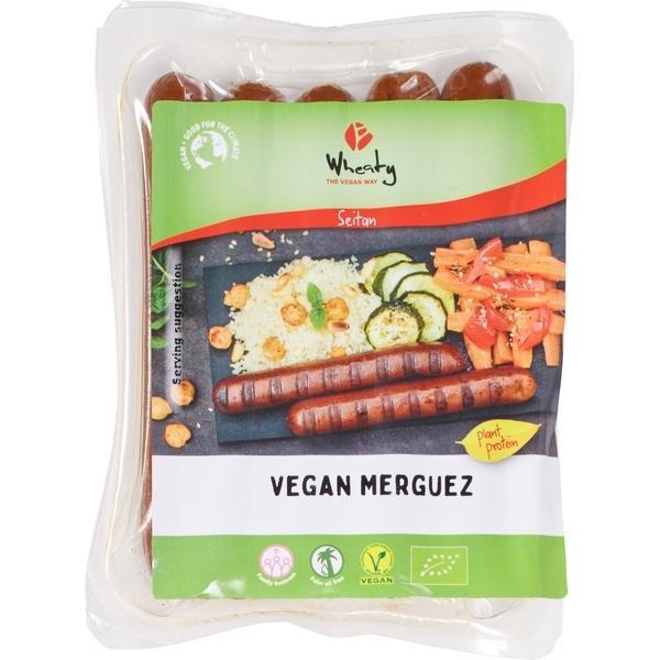 Vegan worst Merguez 200g - Wheaty bio