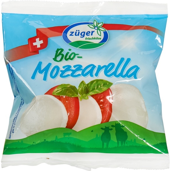 Mozzarella 45+ 100g - Züger bio