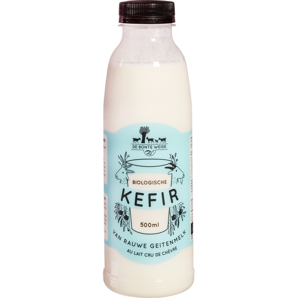 Rauwmelkse geitenkefir 500ml - De Bonte Weide bio