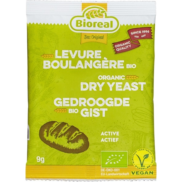 Gedroogde gist 9g - Bioreal bio