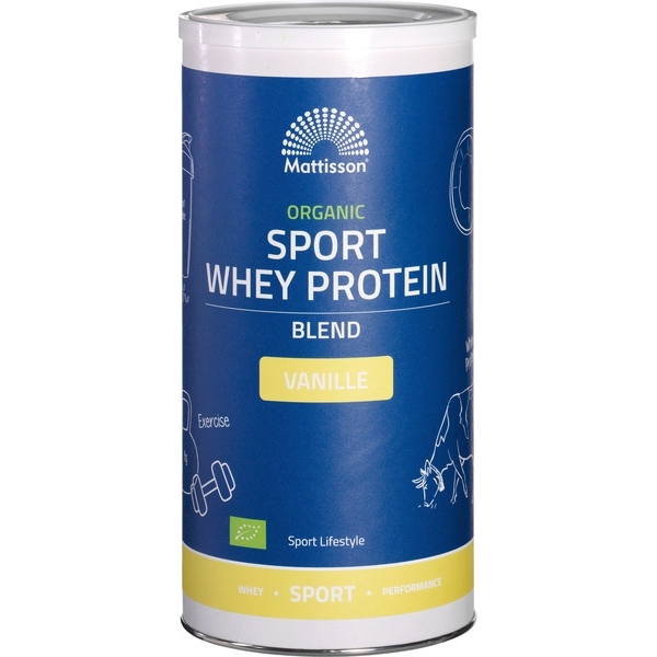 Sport Whey Protein Blend Vanille 450g - Mattisson bio