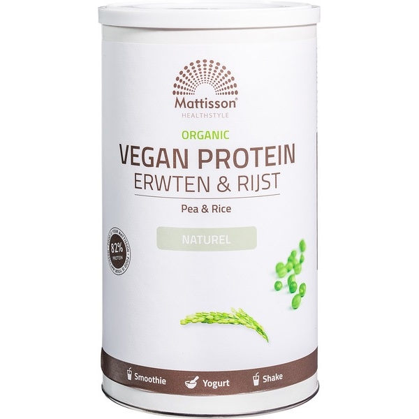 Vegan proteïne erwten & rijst 500g - Mattisson bio