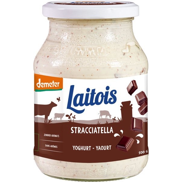 Yoghurt stracciatella 500g - Laitois Demeter (met €0,25 statiegeld)