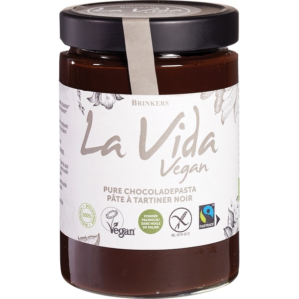 Pure chocoladepasta 600g - La Vida Vegan bio