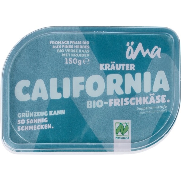 California Frischkäse kruiden 70+ 150g - Öma bio