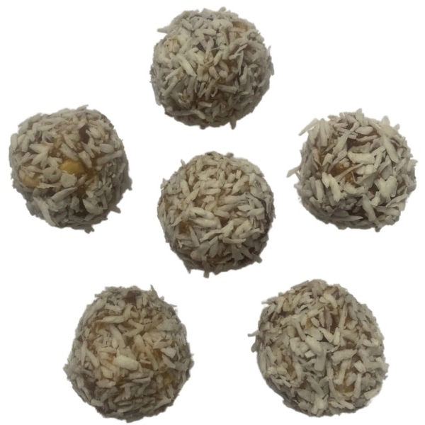 Energyballs dadel kokos glutenvrij vegan 6st. - Van Kyra Oké