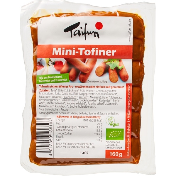 Tofu mini Wiener 160g - Taifun bio