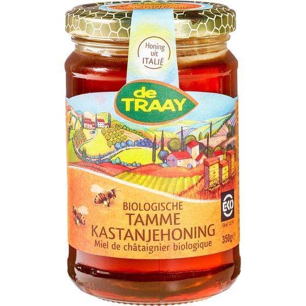 Tamme kastanjehoning 350g - De Traay bio