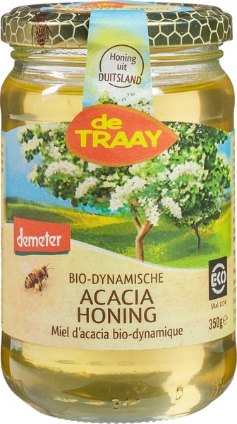 Biodynamische acaciahoning 350g - De Traay Demeter