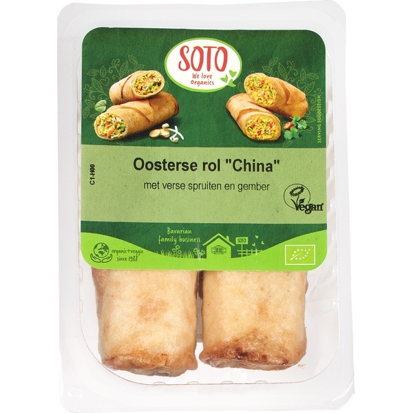 Oosterse Chinese rollen 220g - Soto bio