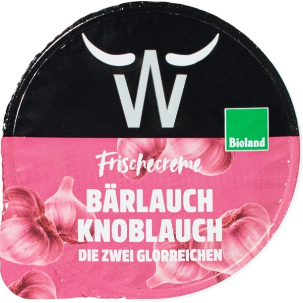 Verse roomkaas knoflook-daslook 150g - Weissenhorner bio