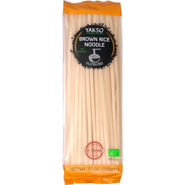 Bruine rijstnoedels  220g - Yakso bio