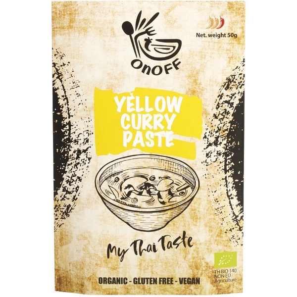 Thaise gele currypasta 50g - OnOff bio