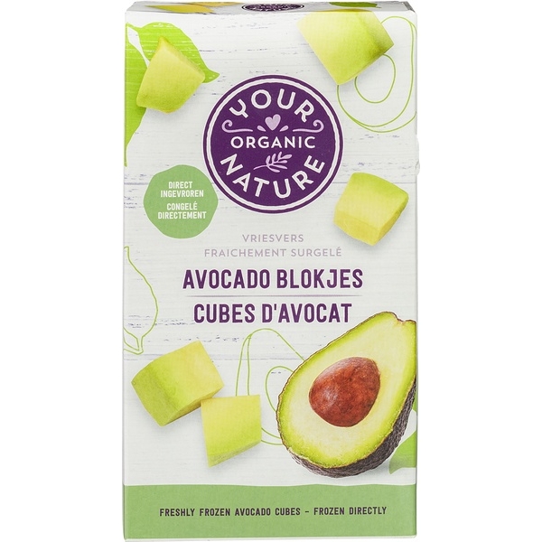 Avocadoblokjes 250g - Your Organic Nature bio