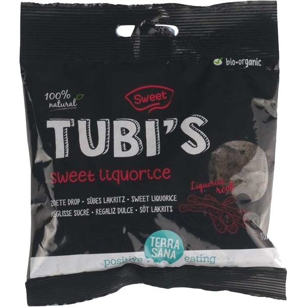 Drop zoete tubi's 100g - Terrasana bio