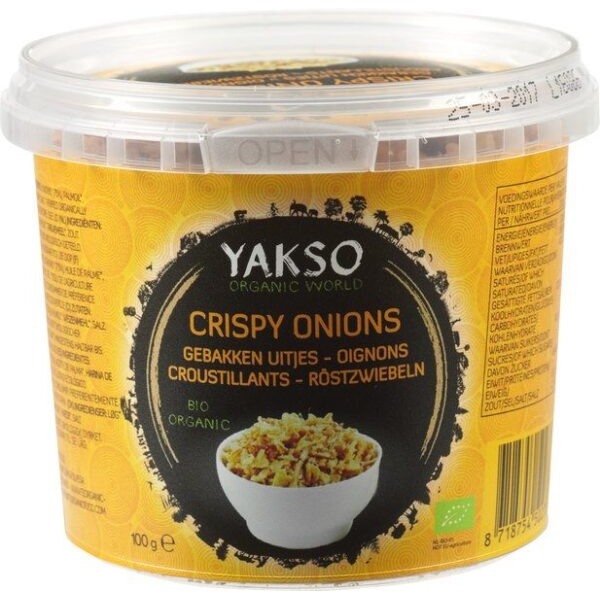 Gebakken uitjes 100g - Yakso bio