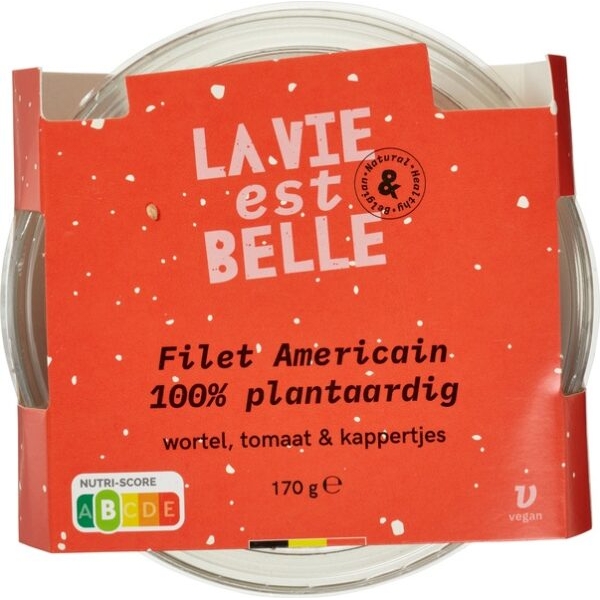 Plantaardige filet americain 170g  - La Vie est Belle bio