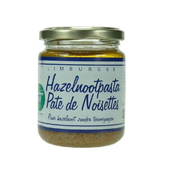 Hazelnotenpasta Limburgs puur 330g - Genegenterhof bio