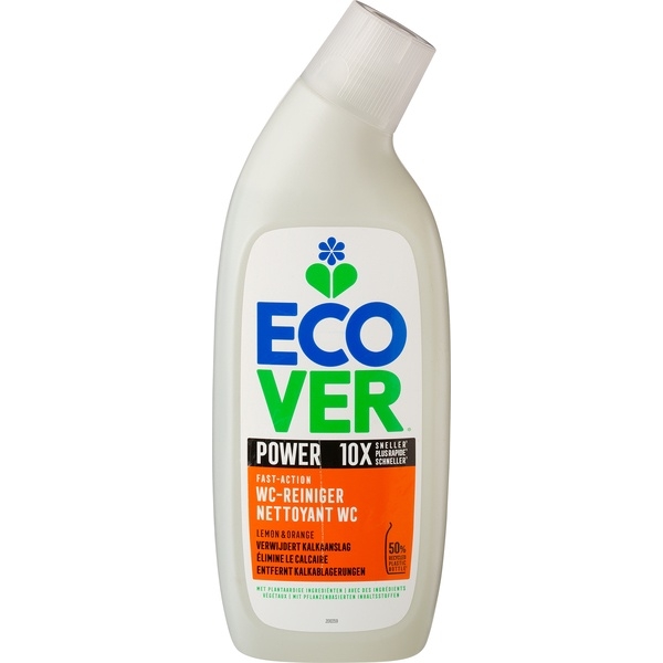 Power WC-reiniger citroen & sinaasappel 750ml - Ecover