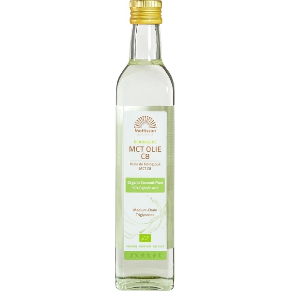 MCT-olie C8 500ml - Mattisson bio