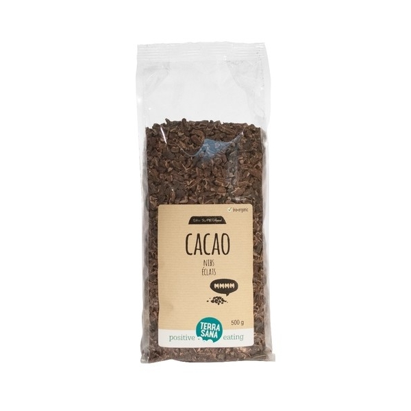 Cacaonibs in zak RAW 500g - TerraSana bio