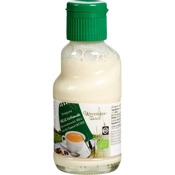 Volle koffiemelk 160ml - Weerribben Zuivel bio