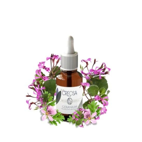 Essentiële Geraniumolie Bio 10ml – By Creosa