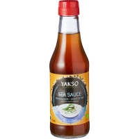 THT: 21-9-2026; Vegan vissaus "Sea sauce" 250ml - Yakso bio